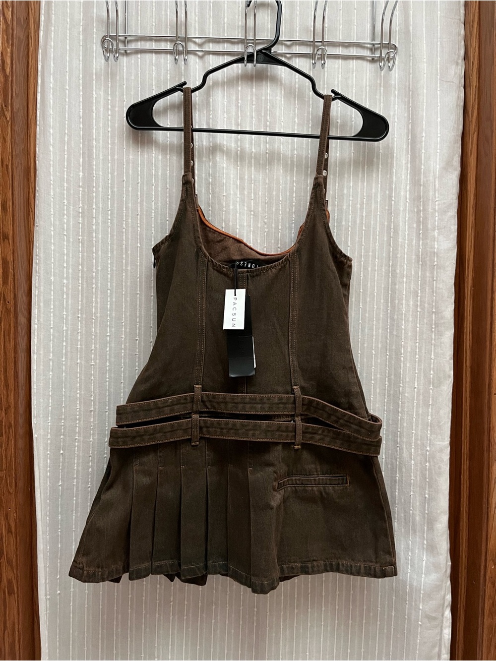 NWT LIONESS Biker Mini Dress in Petrol size S - Picture 5 of 9
